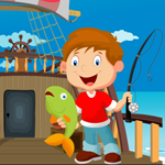 Games4King Little Fisherman Rescue Walkthrough